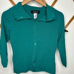 JONES NEW YORK SIZE SMALL Petite ribbed top BLOUSE